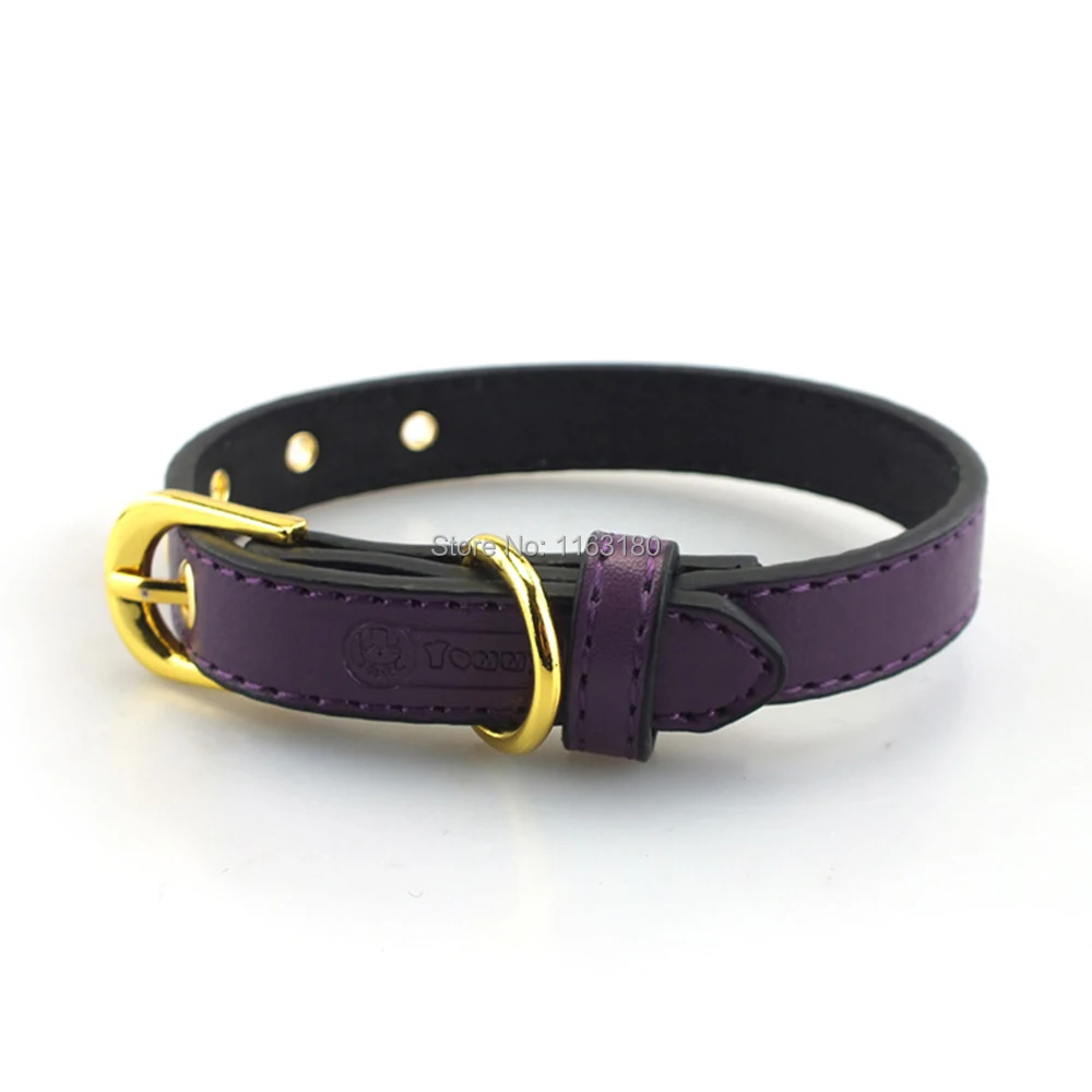 144 pcs/lot PU Leather Dog Collar  Pet Collars for Small Medium Large Dogs Puppy Cat  Neck Belt Strap Dog Products