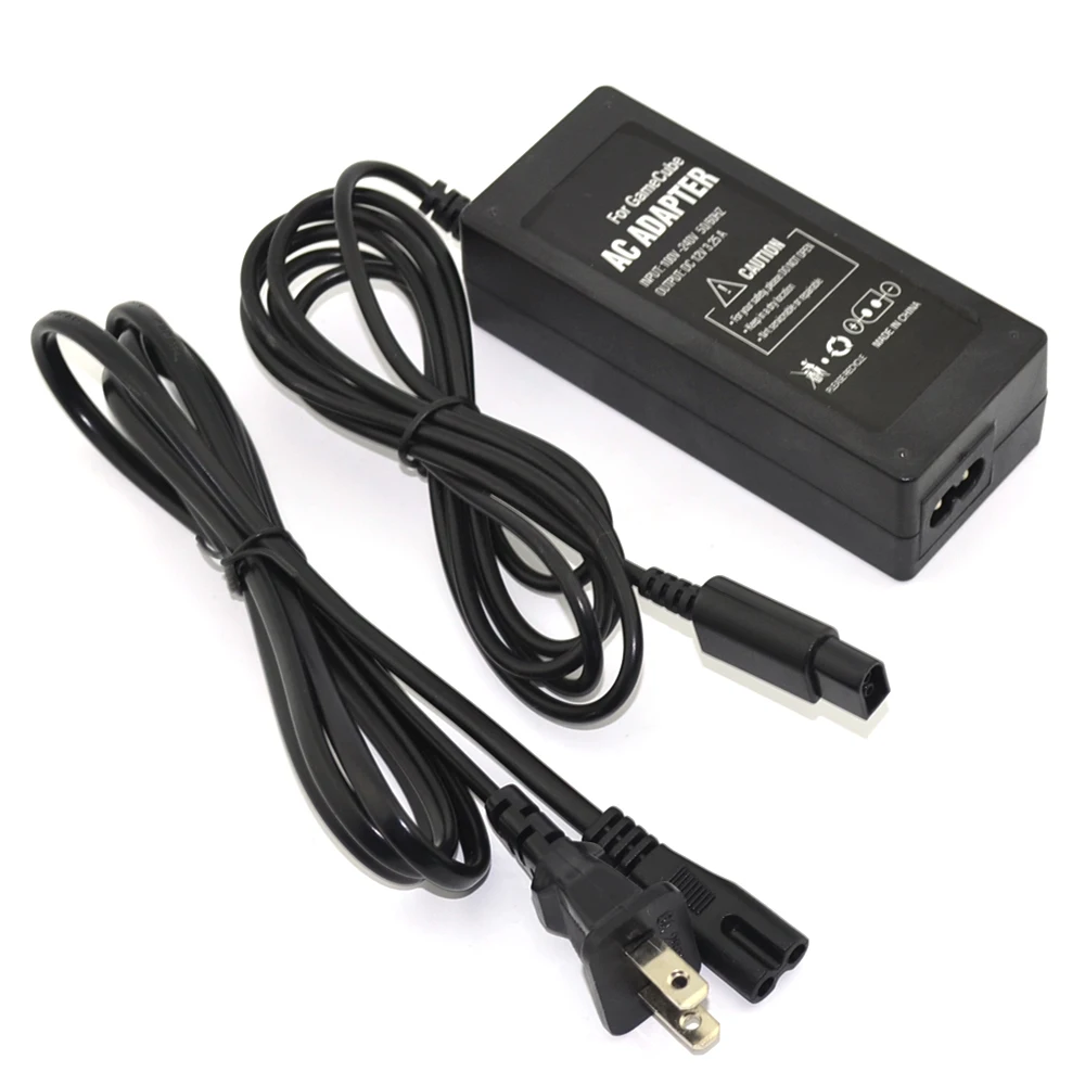 

10 pcs US/EU/UK/AU Plug AC power adapter supply with power cable For gamecube console for NGC