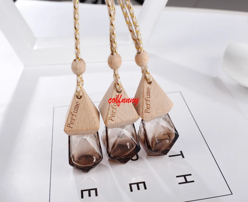 300pcs/lot Fast Shipping Car Ornaments Hanging Car Perfume Bottles Steam Car Accessories Bottle Empty Bottle FXS02