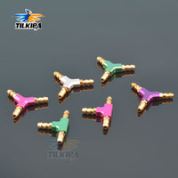 4 Colors Available Rc Boat 3-Way Water cooling Nozzles 5mm Fuel Nozzle For Electric Methanol Gasoline Boat