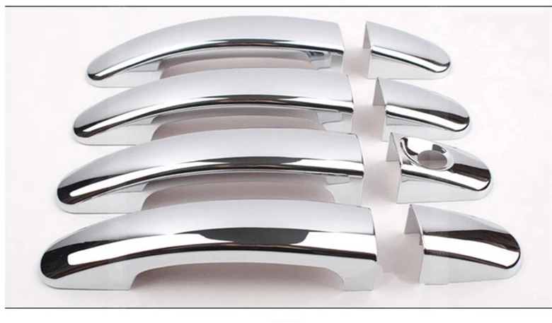 FUNDUOO New Chrome Car Side Door Handle Cover Trim Sticker For Toyota Camry 2012 2013 2014 2015 2016 Free Drop Shipping