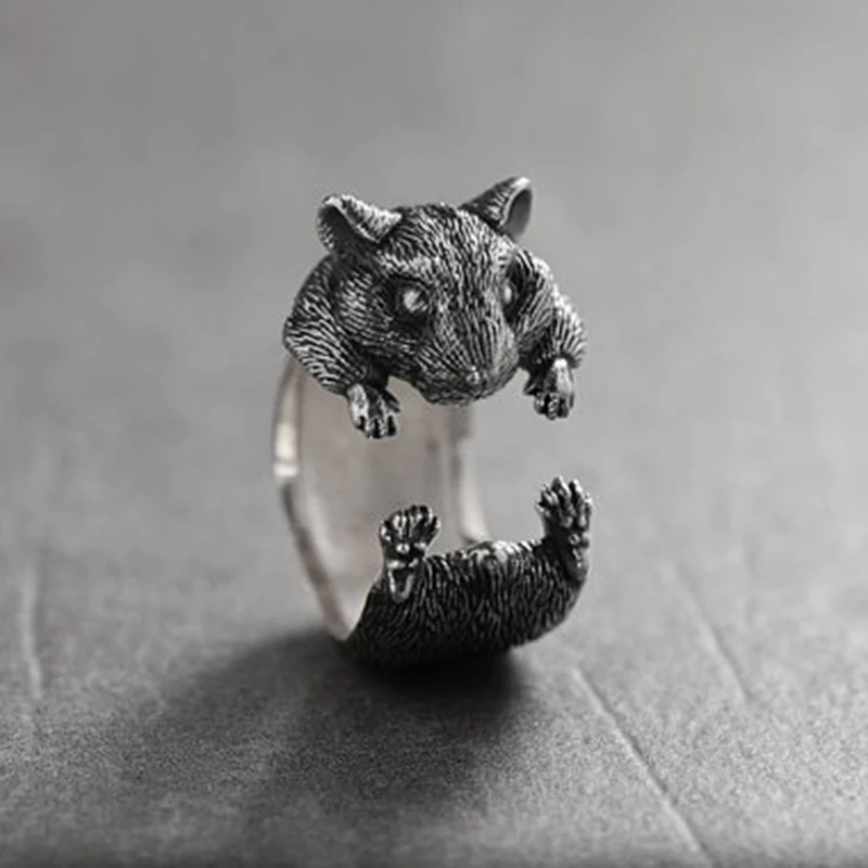 Hamster ring Hamster jewelry Guinea Pig ring  Rat ring Ajustable ring Animal jewelry Rodent ring Gnawer ring  hamster Mouse