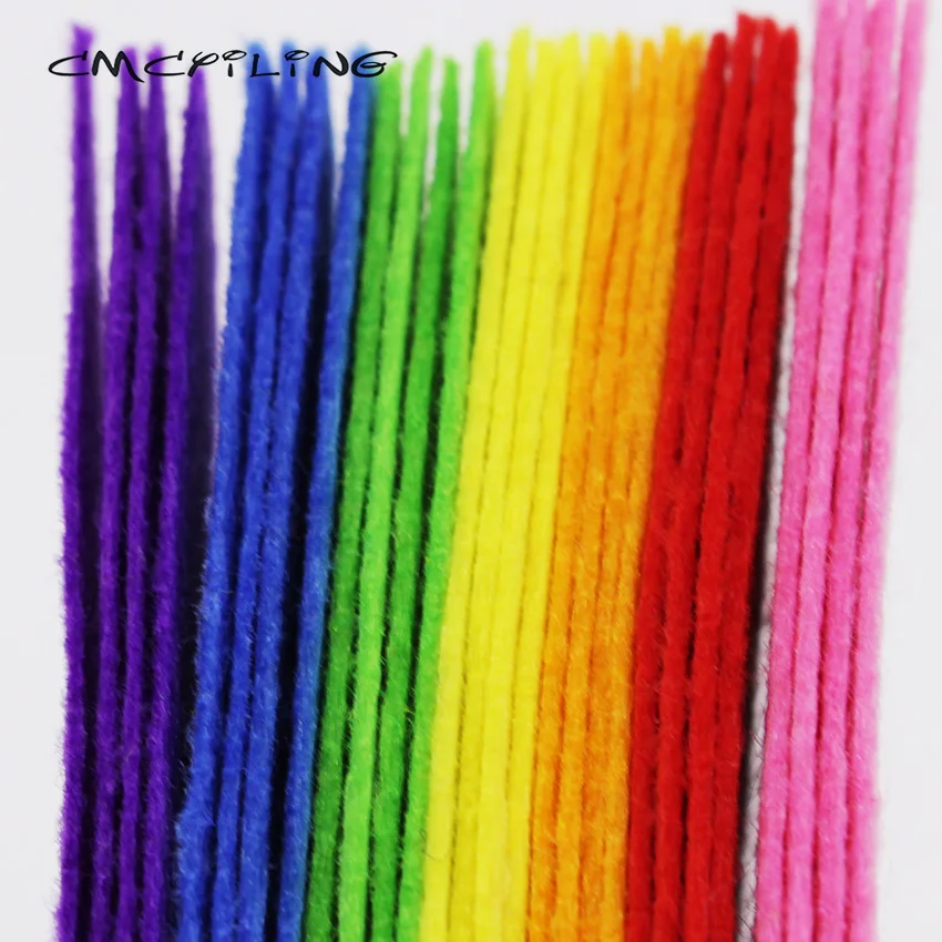 Tessuto in feltro duro arcobaleno CMCYILING per cucito Scrapbooking artigianato 1 MM spessore tessuto in poliestere foglio Non tessuto 30*30cm