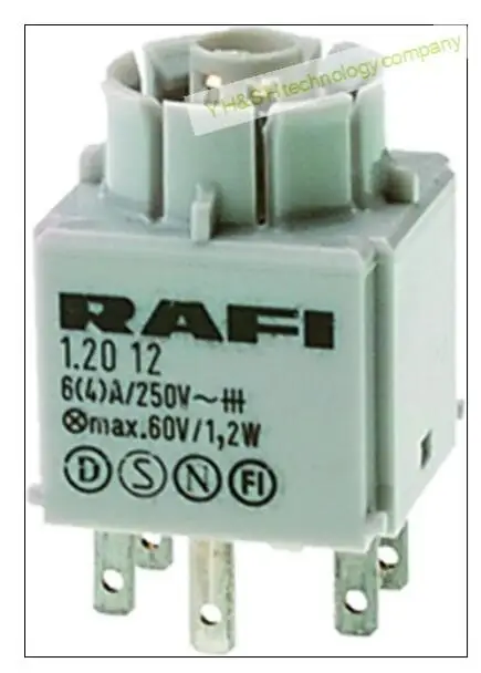 

[VK] RAFI 1.20.122.001/0000 переключатель RAFI RAFIX 16 контактное управление 1NO + 1NC Переключатель