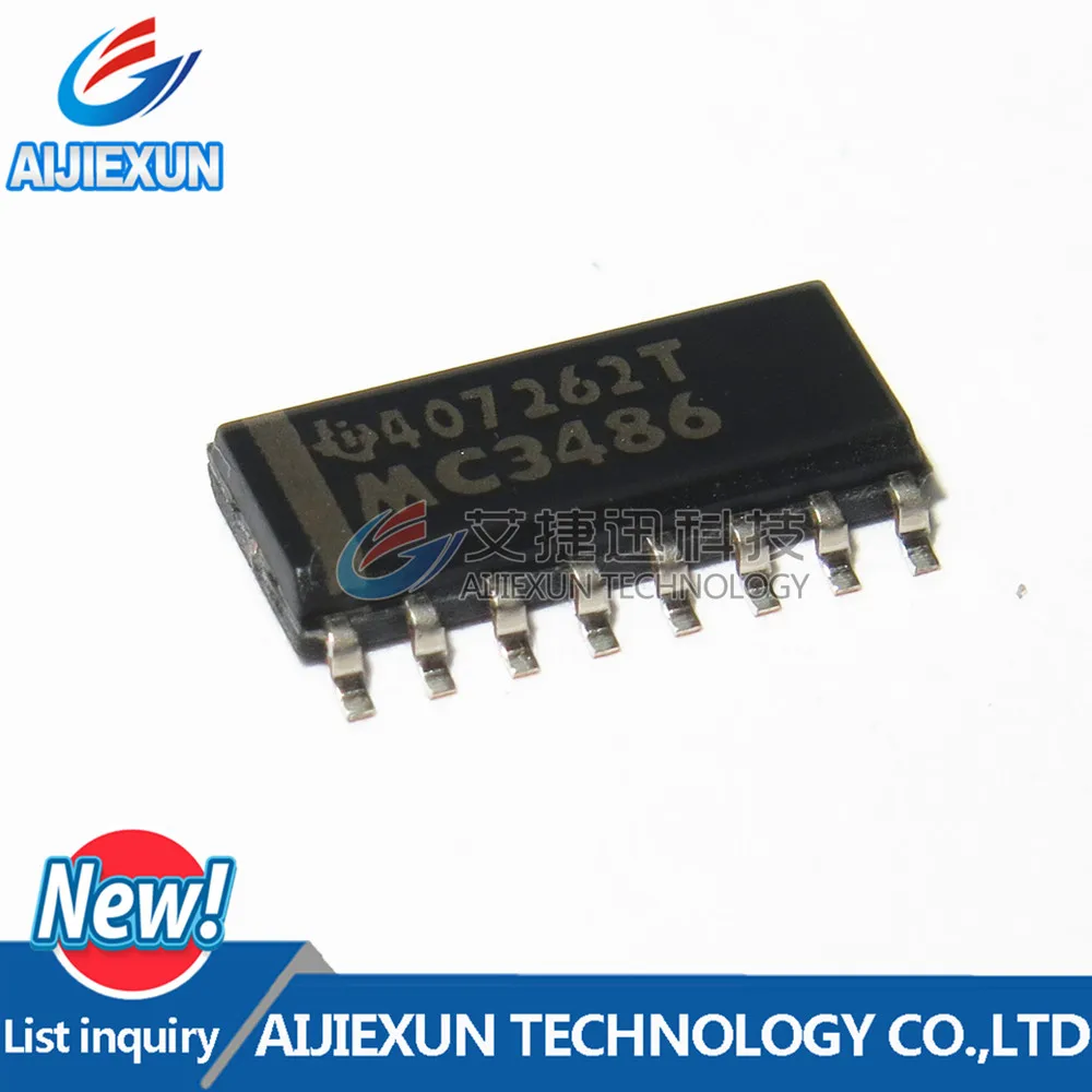 5Pcs MC3486DR MC3486 SOIC-16 RS-422 Interface IC New and original