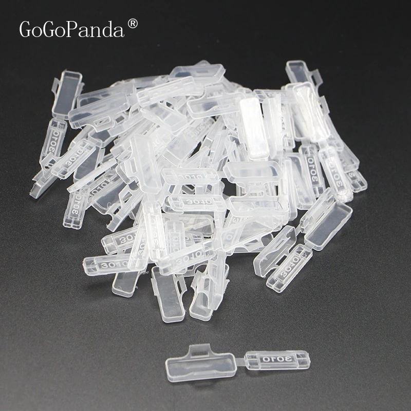 New 100PCS Cable Marker Environmental Flame Retardant Plastic Waterproof Transparent Cable Tie White 3010/3020/4010/4020
