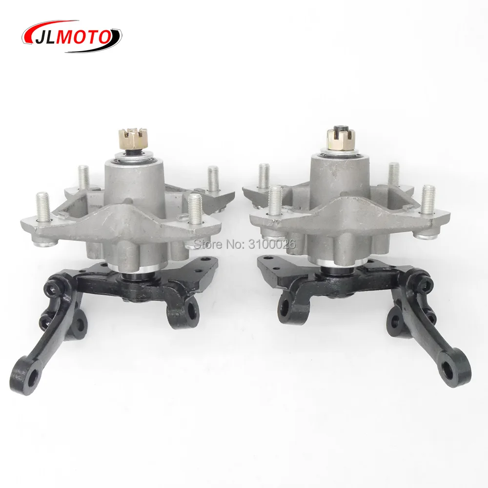 Juego completo OEM de husillo de nudillos izquierdo/Derecho con cubo de rueda apto para YAMAHA Banshee Warrior RAPTOR ATV YFZ YFM 250 350, piezas de