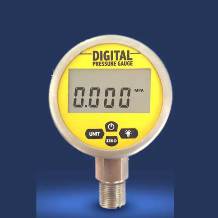 Escolha de Led Digital Medidor de Pressão Elétrica Manômetro Alta Precisão Aço Inoxidável 80 mm