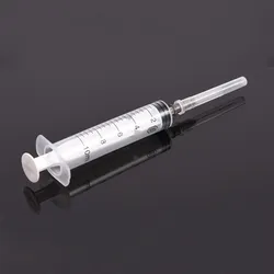 50 adet 10ml bireysel ambalaj tek kullanımlık PVC steril şırınga parfüm enjeksiyon besleme ilaç için çocuk veya pet