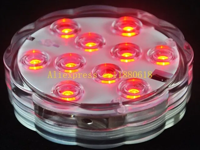 

20pcs/lot Fast shipping New RGB Multi colors Remote control 16colors Submersible LED light, LED vases base light