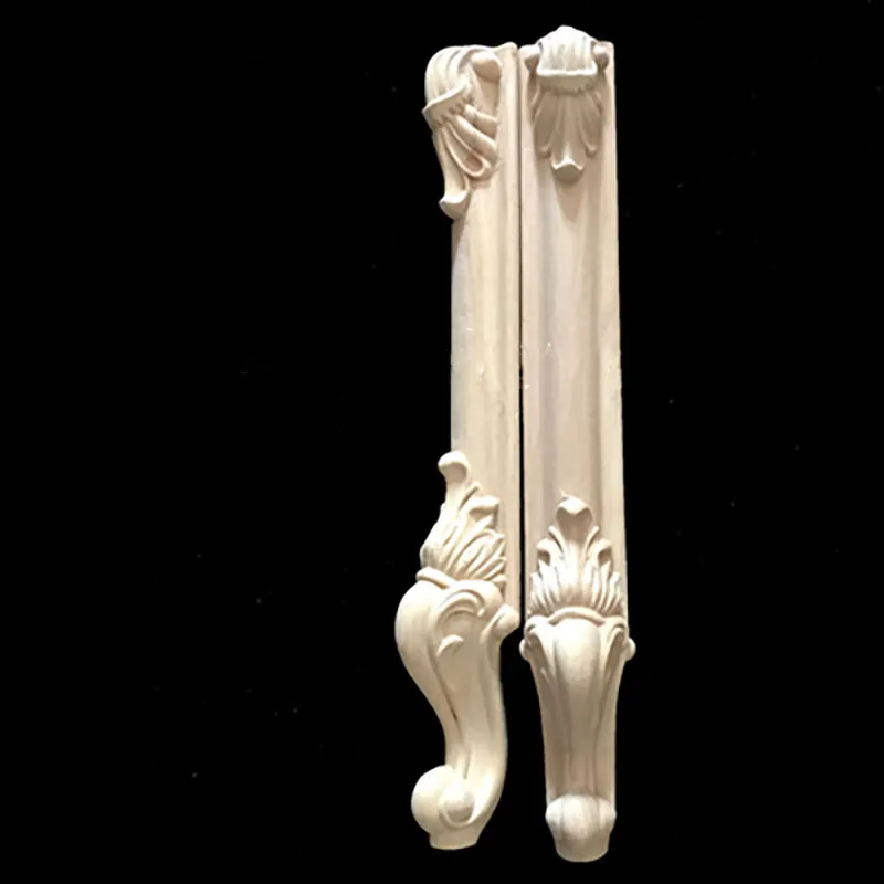 

2pcs/lot Solid wood Furniture Legs European Carved Cabinet Legs Table legs