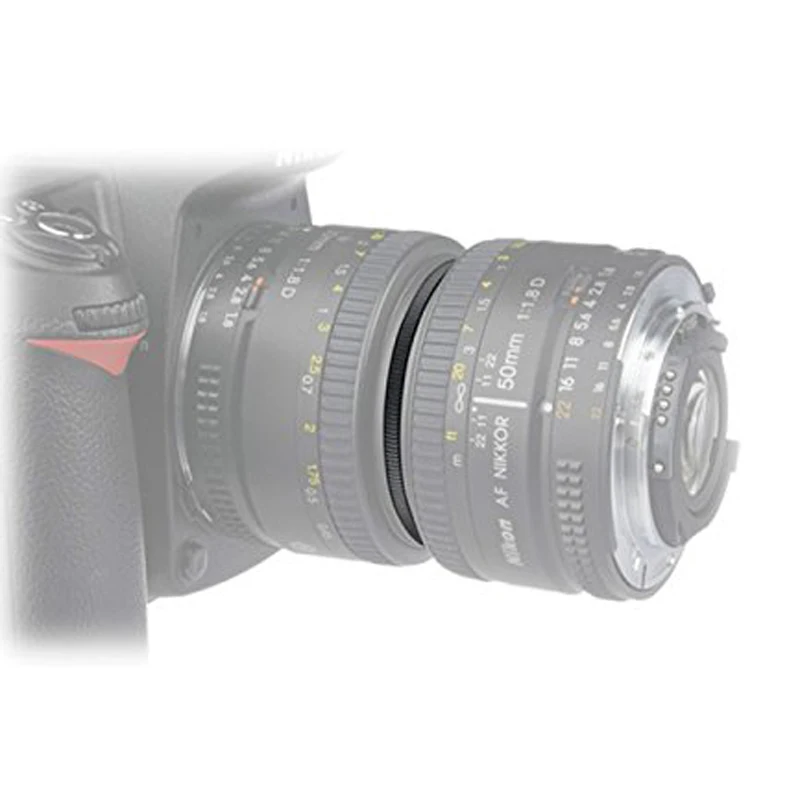 โลหะชายกระทู้49มิลลิเมตร52มิลลิเมตรชายกระทู้52มิลลิเมตร55มิลลิเมตร58มิลลิเมตร62มิลลิเมตร72มิลลิเมตรกล้องมาโครเลนส์แหวนอะแดปเตอร์ย้อนกลับ