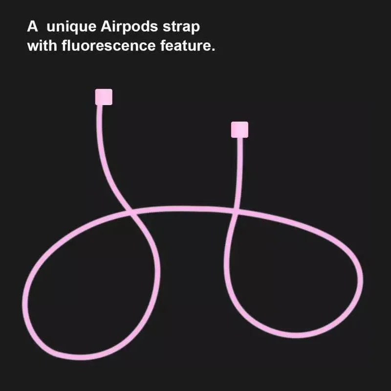 Earphone Strap For Airpods Anti Lost Strap String Rope For Bluetooth Earphones Silicone Cable Cord