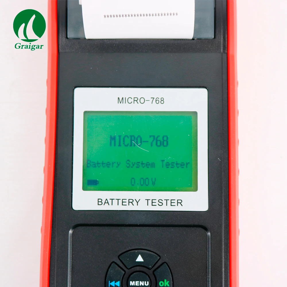 Tester batteria per auto con spedizione gratuita con stampante MICRO-768A tester batteria automatica