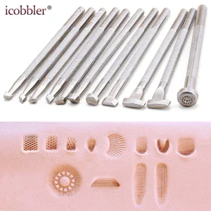 الطوابع والمجموعات المعدنية المصنوعة يدويا ، أداة الختم ، الحرف الجلدية ، زهور العمل ، الختم ، نحت DIY ، جديد أفضل 6 آلات ختم أحذية للمبيعات - رقم 6