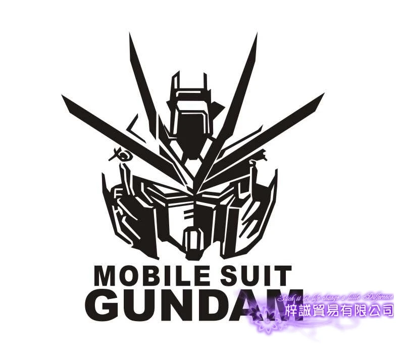 Pegatina Anime Cartoon Car Sticker Mobile Suit GUNDAM Vinyl Wall Stickers Decal Decor Home Decoration