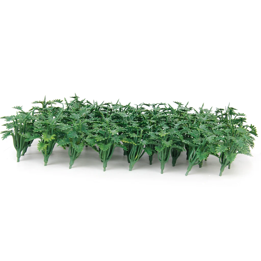 50pcs Trees Model Ground Cover Grass Forest Making Accessories O Scale 1:50 Train Railway Railroad Scenery Diorama or Layout