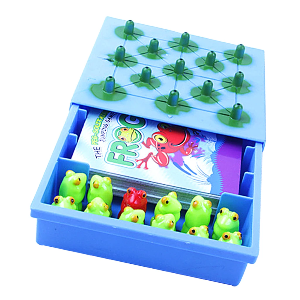 Funny Frog Jumping Game Board Game Playing Card for Children Kids Toys 3+