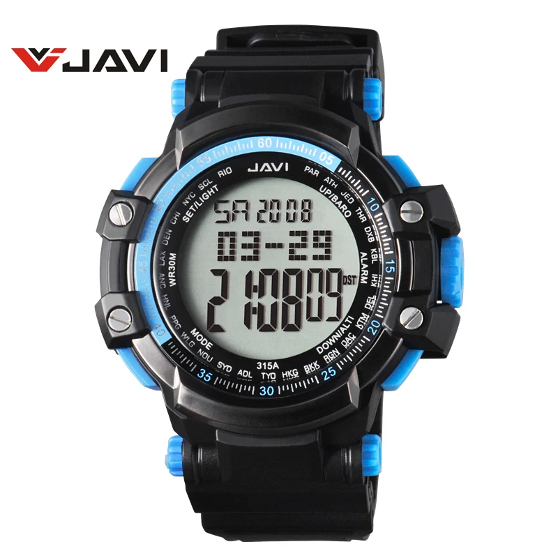 

2020 XINJIA New Hikking Outdoor Sport Altimeter Watch For Men Lady Shock Resistant Waterproof 30M Weather Temperture Casual Time