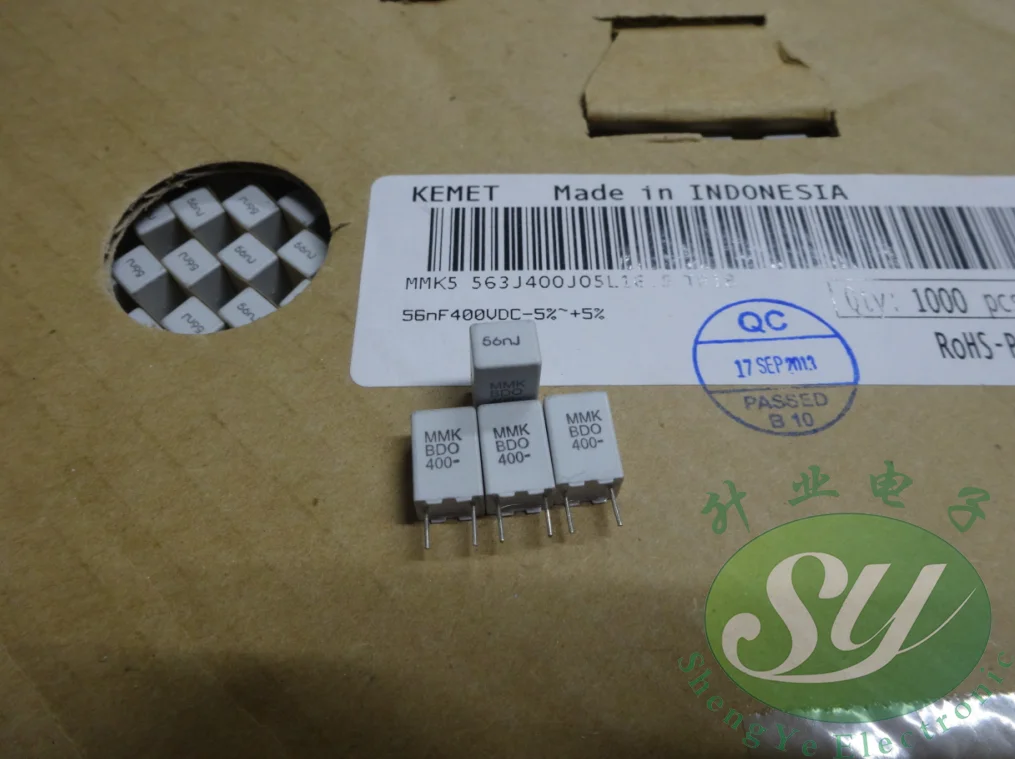 2020 hot sale 30PCS/50pcs KEMET EVOX MMK5 series 0.056uf/400v 56nf 563 new film capacitor 5MM audio capacitor free shipping