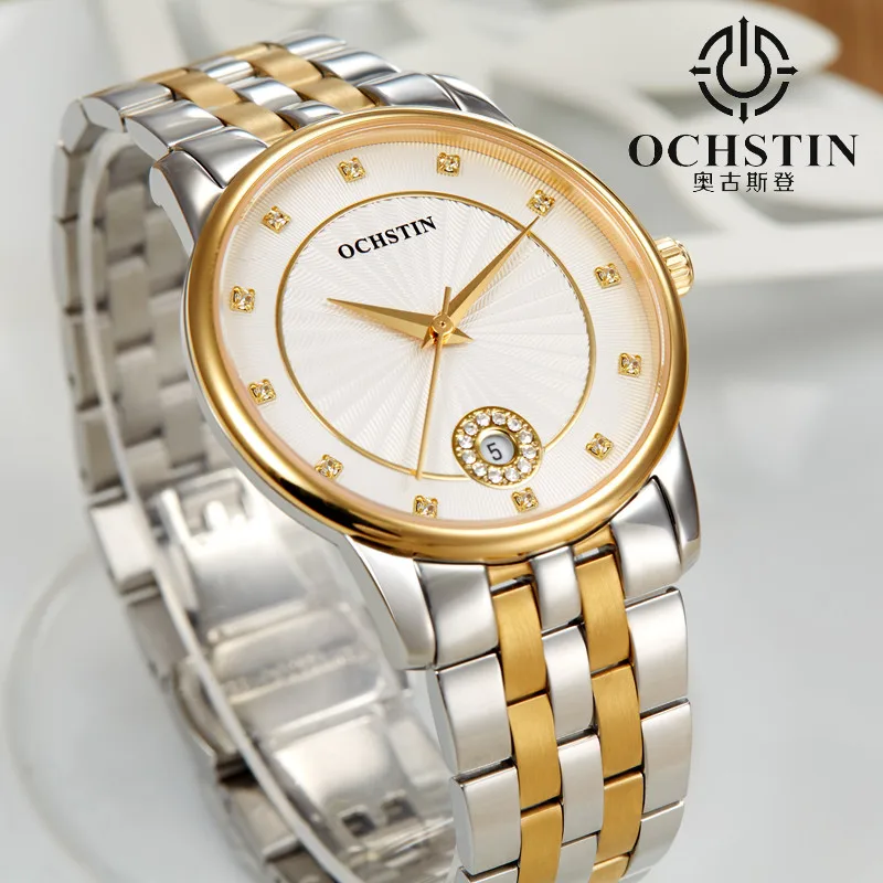 2016 new fashion gold quartz watch famous brand OCHSTIN female dress women watches clock Elegant montre femme relojes de marca