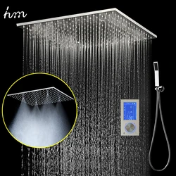 Bathroom Thermostatic Shower Set 3Ways Intelligent Digital Concealed Faucet 20