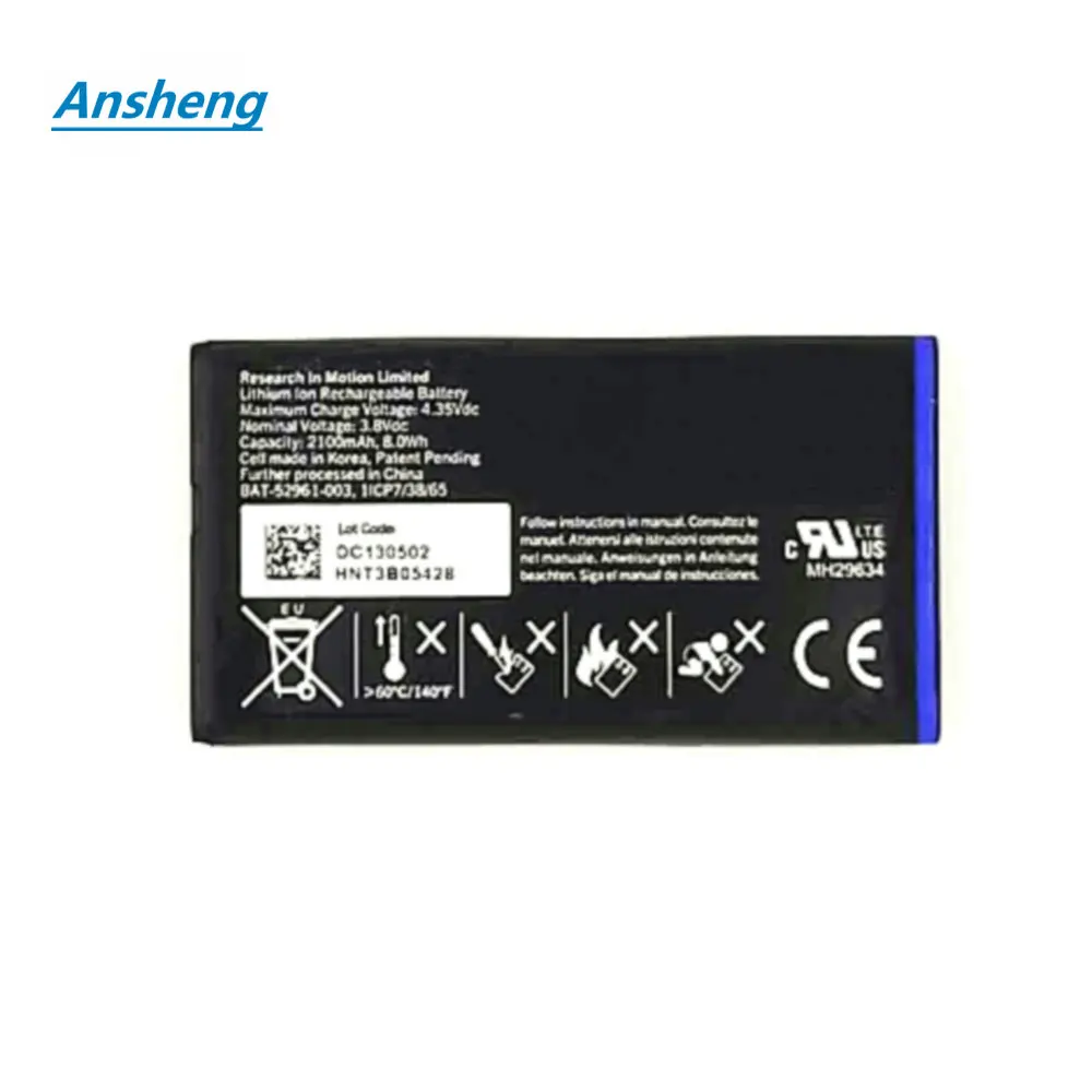 

Original 2100mAh NX1 ACC-53785-201/ BAT-52961-003 Battery For Blackberry Q10 / Q10LTE SQN100-1 Mobile Phone