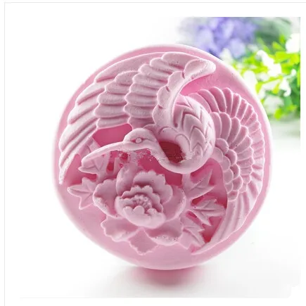 

Free shipping Crane Modelling soap mold silicone cake decoration mold fondant chocolate mold animal handmade soap mold