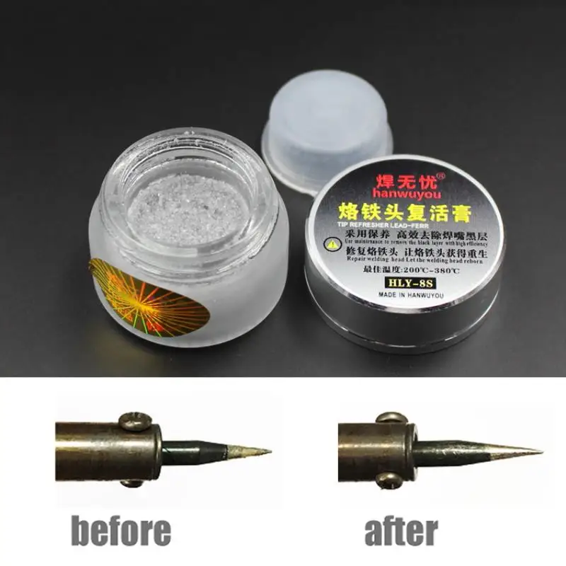 

34g Mechanic Soldering Iron Tip Head Refresher Clean Paste Repair Tools