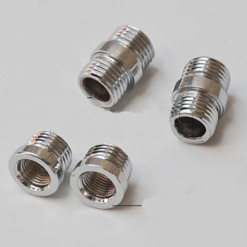 

5pcs M16 Internal tube Single connector Double connector Chrome plated connector Light pole conversion adapter