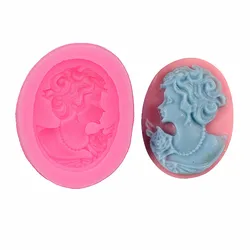 people head Silicone mold  baking candy mold cakes chocolate biscuits DIY handmade kitchen baking tools liquid silicone mold