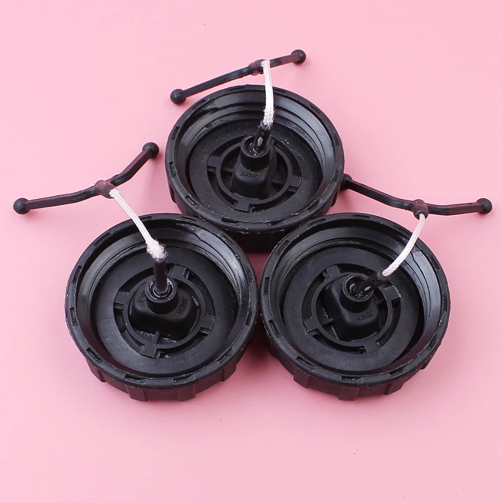 3pcs/lot Fuel Gas Oil Tank Cap For Stihl MS180 MS170 MS 180 170 018 017 Chainsaw Spare Part