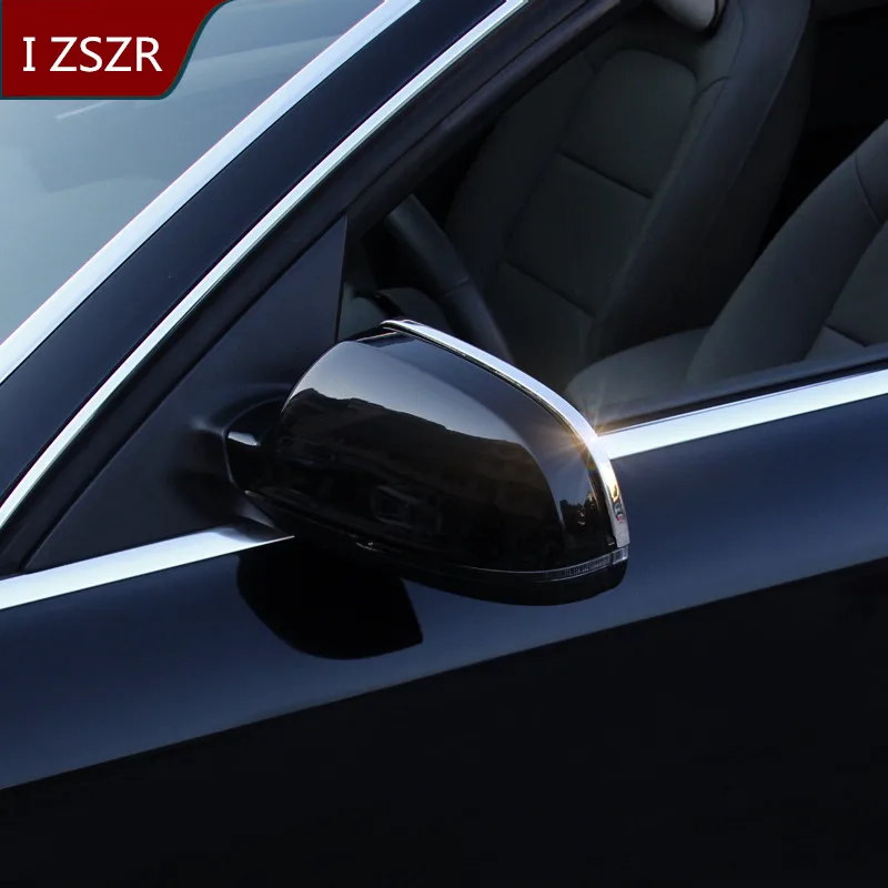 Stainless Steel Reaview Mirror & Cover Decorated Mouldings For Audi A4L/Q5/A6L Z2AAL318