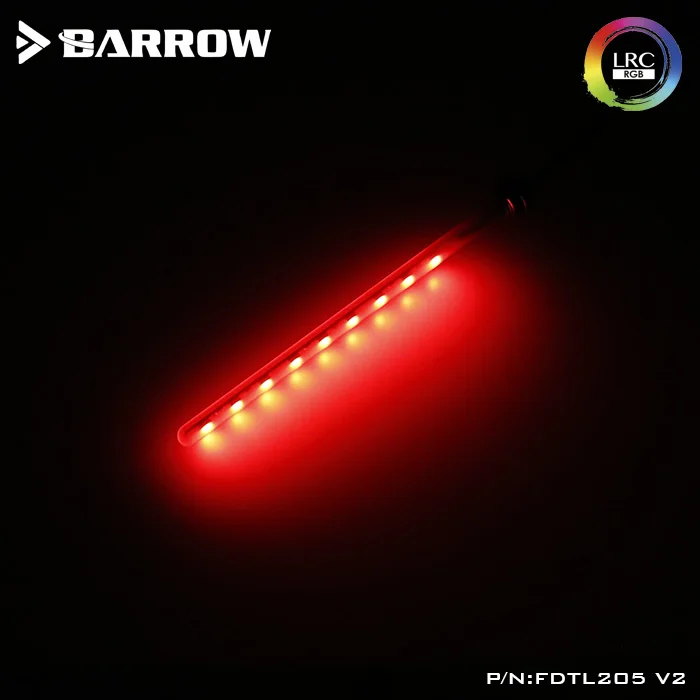 BARROW 12V 4PIN RGB Light connect to Motherboard AURA Support 200mm / 260mm R Cylindrical Water Coolant Tank