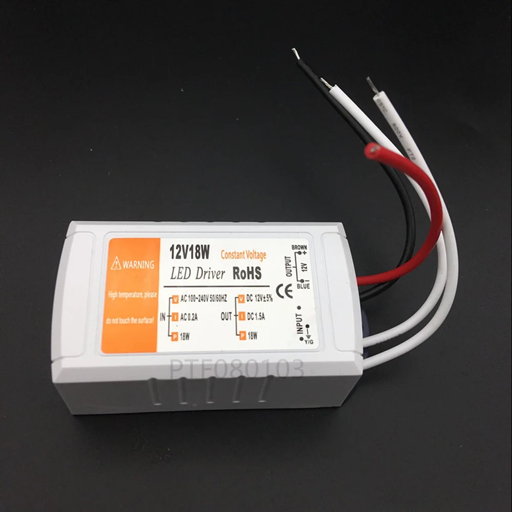 LED Lighting Transformers DC12V 18W 36W 72W 100W High Quality Safe Driver For LED Strip Power Supply