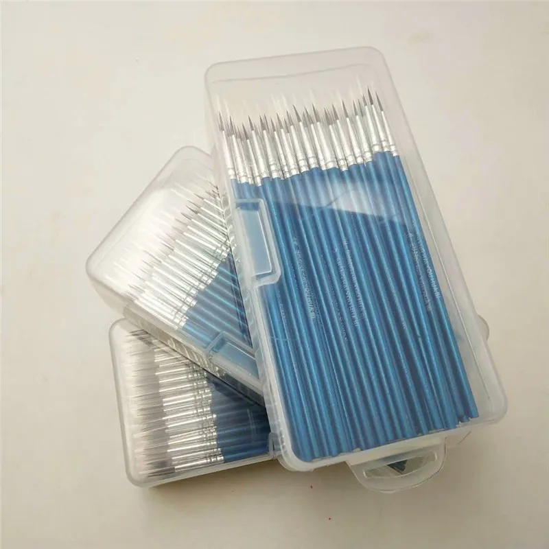 100 pz/set Dettagli Pennelli Set Per I Modelli, Miniature, Lettering, e Viso Pittura