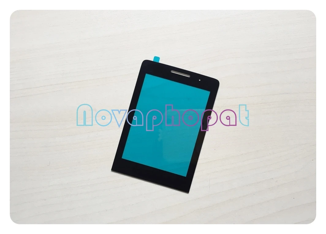 Novaphopat New Black Glass Screen For Philips E570 E571 Glass lens Panel Replacement (not touch screen Sensor)+tracking