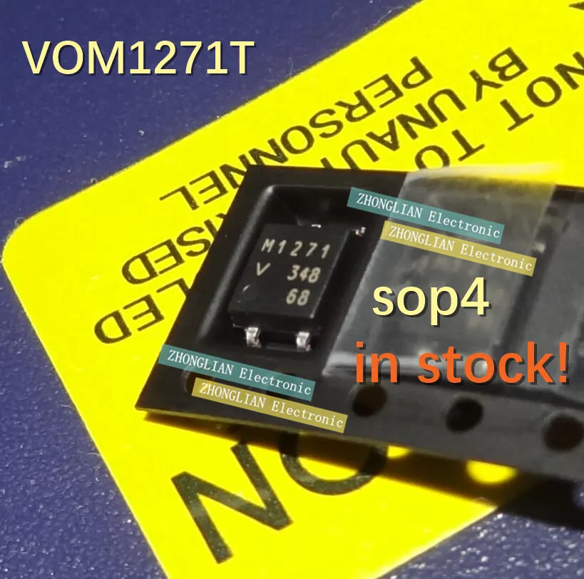 

Free shipping 100pcs/lot VOM1271 VOM1271T 1271 SOP4 optocouplers isolators original Product in stock