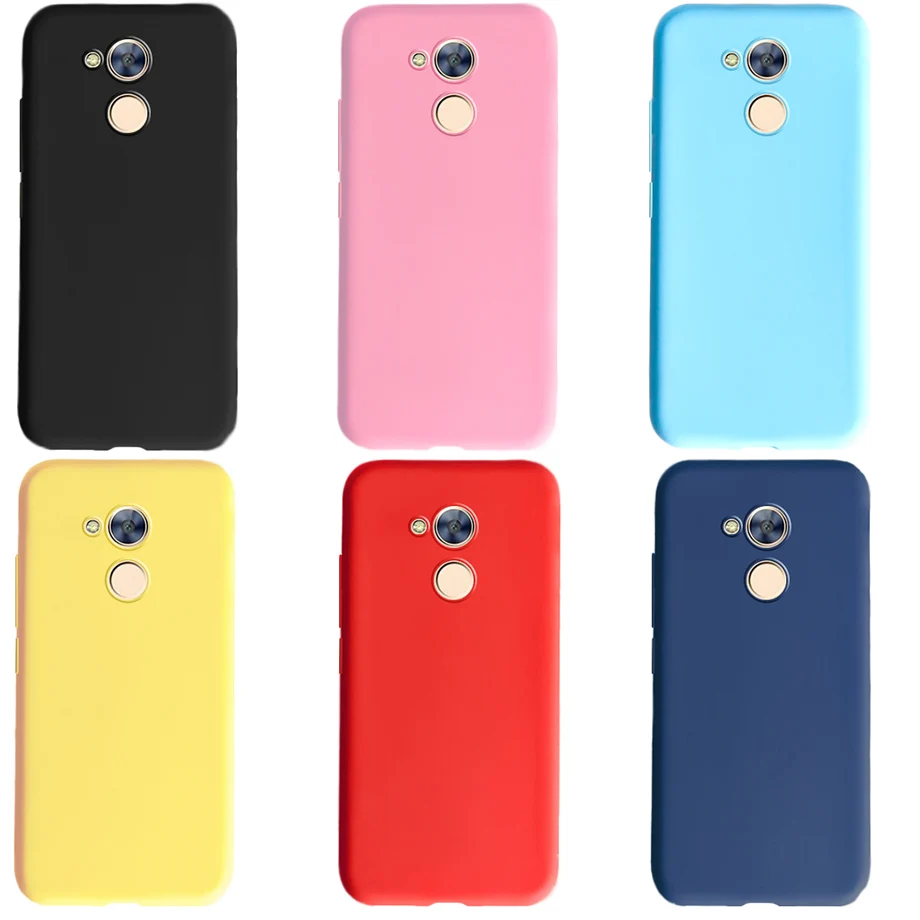 Phone Cases Honor 6A DLI-TL20 Cover case for huawei Honor 6A 6 A Case Silicone Soft Matte Candy solid colors Cover Bumper Fundas