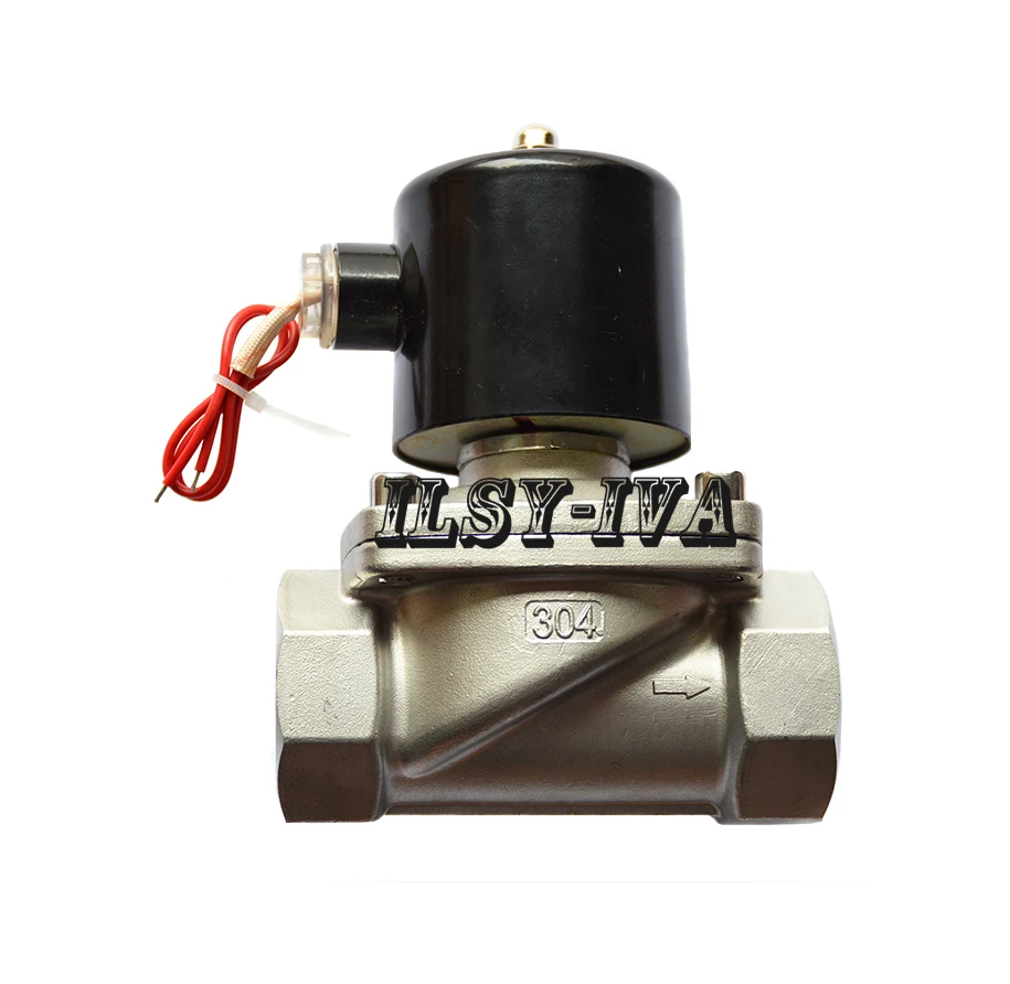 

G1 1/2" two way Stainless steel motor valve,DN40 DC12V,DC24V Normally closed solenoid valve