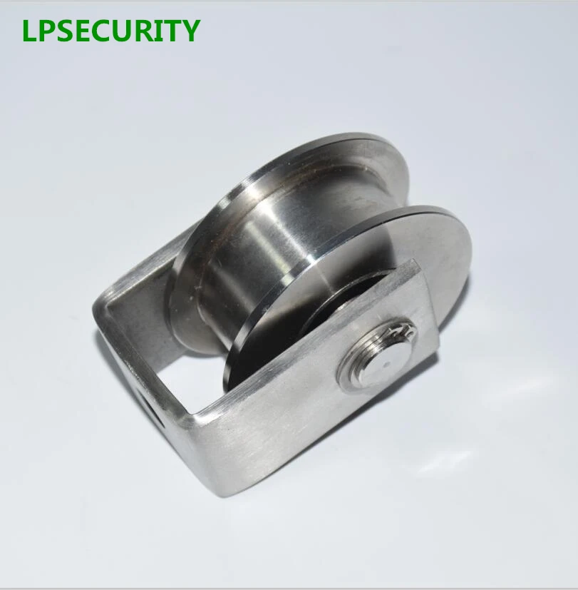 304 stainles steel gate roller /gate slide/gate wheel/gate pulley with H shape groove 2 inch model total height 54mm