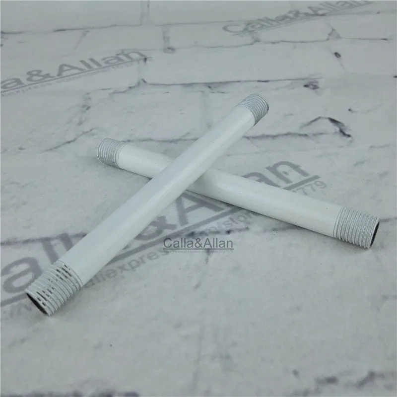 5 Pieces Metal 10cm Straight Both sides Screw Tube M10 for DIY Lighting Extend Arm Lamp Accessories threaded straight tooth tube