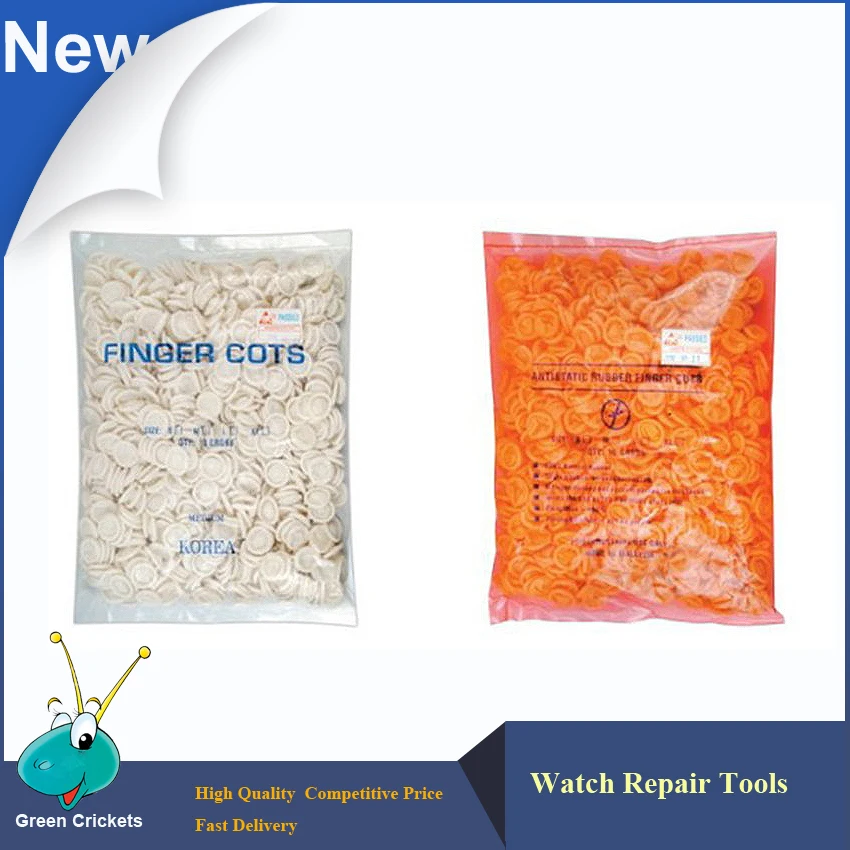 الجملة 200 زوج/حقيبة الساعات إصلاح أدوات ESD مكافحة ساكنة المهد إصبع ، شحن حجم اللاتكس إصبع قبعات المهد ل الساعاتيون #3