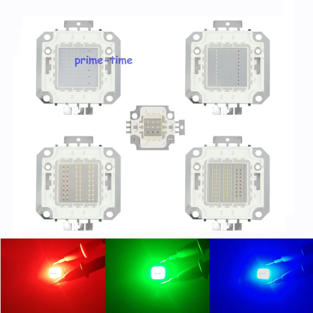 Epiled 10W 20W 30W 50W 100W Watt RGB LED Chip Lamp High Power LED Lighting Source High Quality