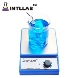 INTLLAB 마그네틱 교반기, 교반 막대가 있는 마그네틱 믹서, 최대 교반 용량: 3000ml, 3000 rpm