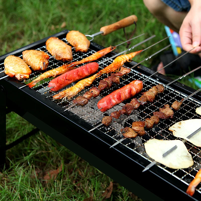 

Creative Grill Folding Barbecue Grill Charcoal Barbecue Rack Outdoor Barbecue Outdoor Tools Set BBQ Accessories Kitchen Dining