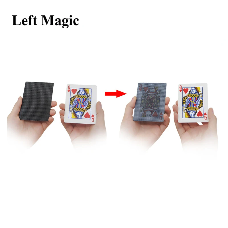 Duplicate Card Magic Tricks Card Copy Magic Props Perspective Street Close Up Magic Trick Accessories Comedy