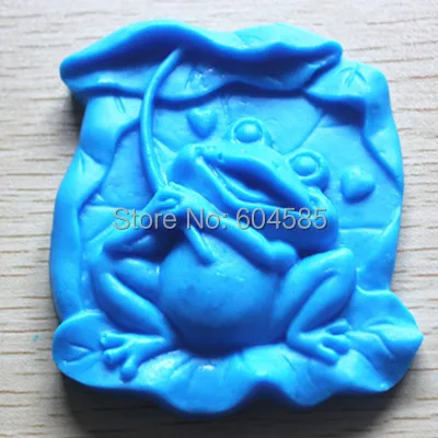 

Soap mold/handmade soap mold/silicone mold/candle die/silica gel soap die cute little frog