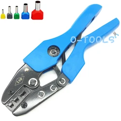 AN-2*616EF Ratchet hand crimping tools for double wire ferrules sleeve double cord end terminal crimper 2*6-16mm²