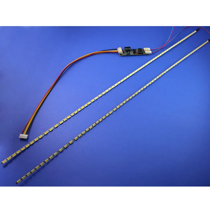 Kit 2 led strips+1 converter + cable LED backlight kit 540mm,work for 15\